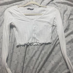 Long sleeve crop top